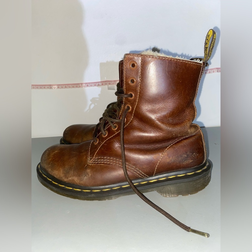 Vintage Dr. Martens Serena air wair 1460 size 8 us Women Brown Leather